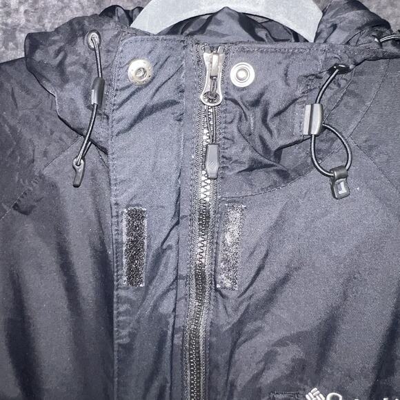 Women’s Columbia Omni-Tech Omni-Heat Waterproof Hooded Jacket Black Size Small - Picture 5 of 11